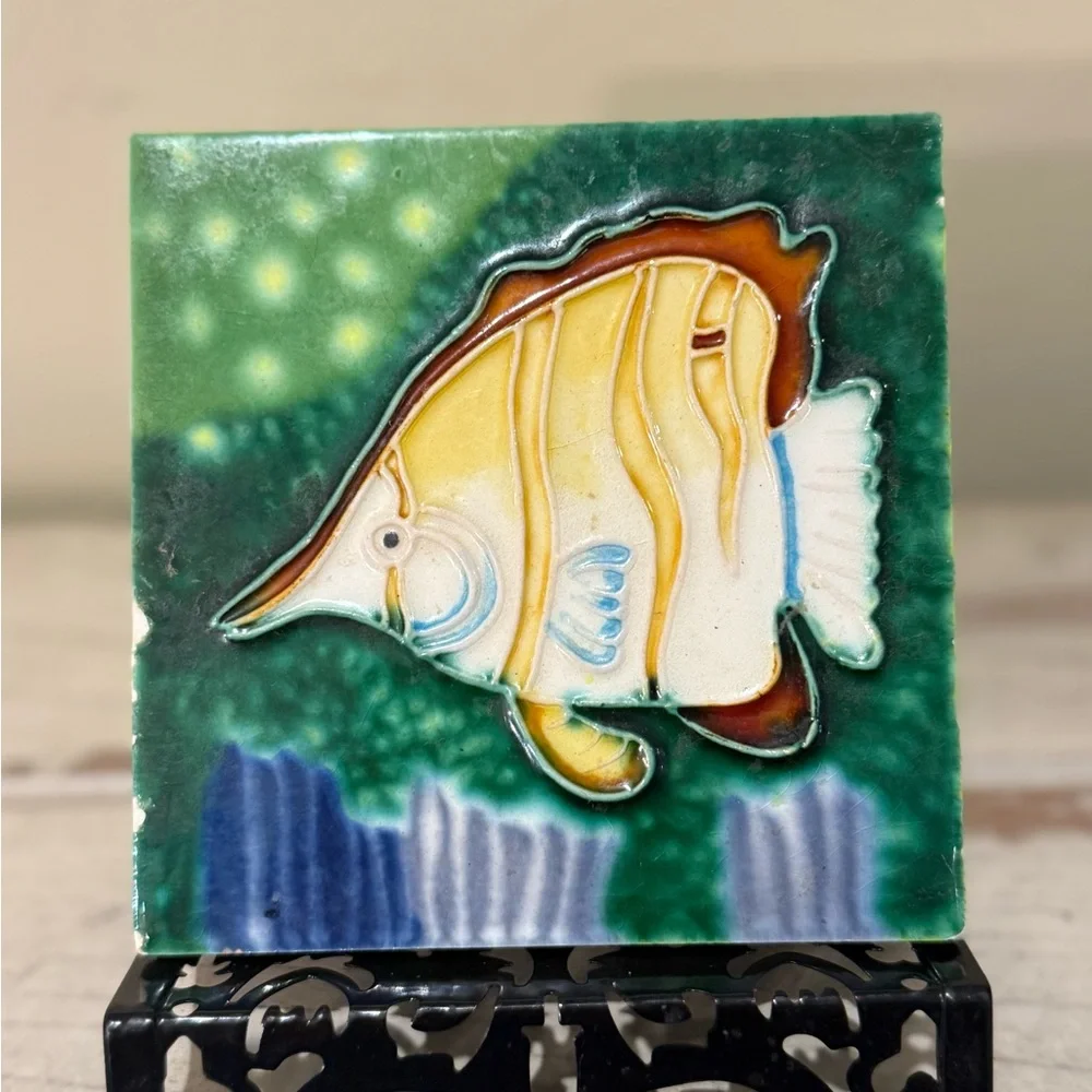Colorful Fish Ceramic Tile - Picture 1 of 7